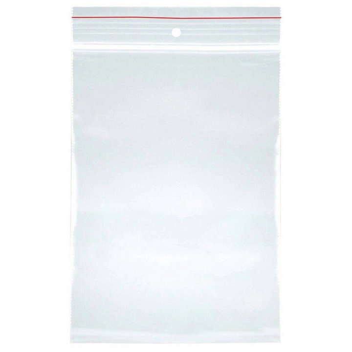 Set 100 pungi, Office Products, Polietilena, 400x450 mm, Transparent