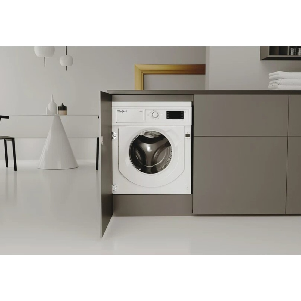 Whirlpool BI WDWG 861485 EU, Clasa B, 8 Kg Spalare, 6 Kg Uscare, 1400 rpm, 6th Sense, FreshCare+, Alb