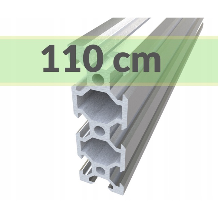 Profil Constructiv Aluminiu V-Slot 20x60mm, Anodizat, 110cm
