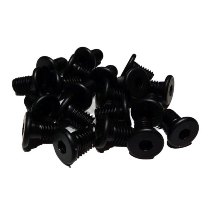 Set 25 suruburi cu cap plat, V-Slot, M5, 8 mm