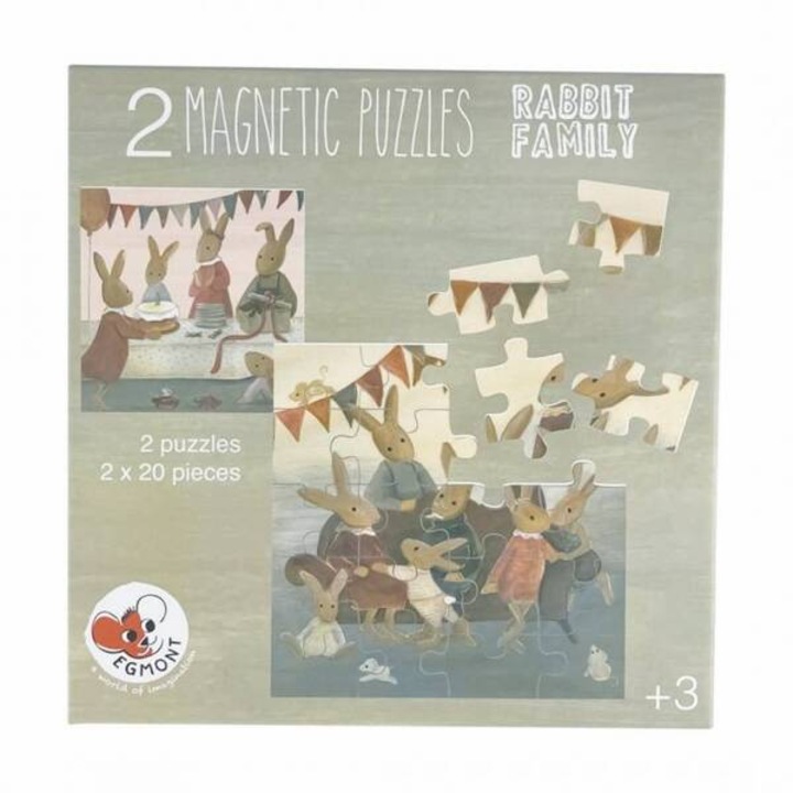 Puzzle magnetic Egmont Toys, 20 piese, 3 ani+
