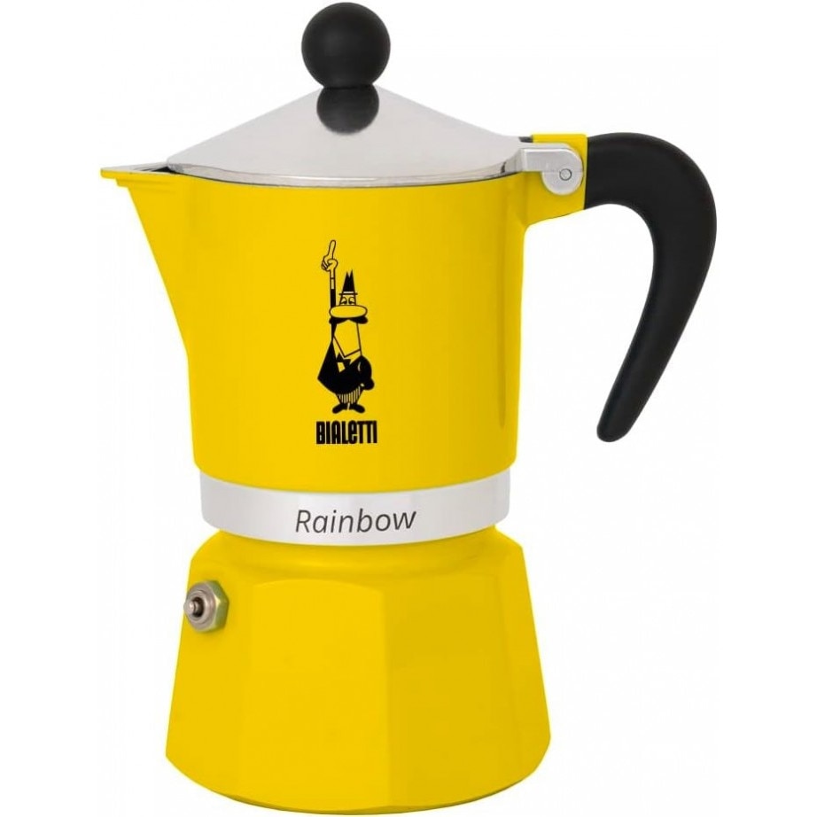 Cafetiera Bialetti Rainbow 6tz 300ML Galben