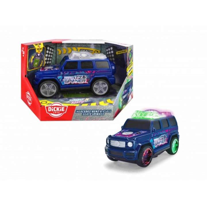 Zenés jármű, Dickie Toys, Mercedes G, Streets Beatz, 23,5 cm