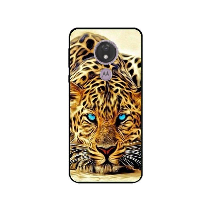 Husa personalizata HQPrint pentru Motorola Moto G7 Power, model Cheetah, multicolor, S1D1M0382