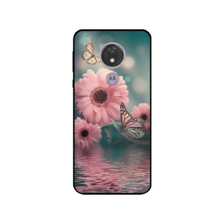 Персонализиран калъф за плуване за Motorola Moto G7 Power, модел Flowers #7, многоцветен, S1D1M0140