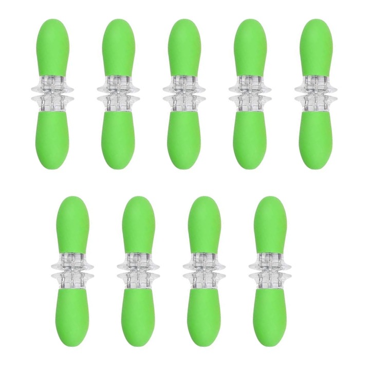 9 pár grill evőeszköz, rozsdamentes acél kukorica tartók, összekapcsolható design, zöld