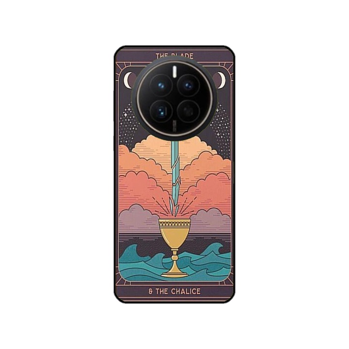 Персонализиран калъф Swim Case за Huawei Mate 50 Pro, модел Tarrot, многоцветен, S1D1M0267