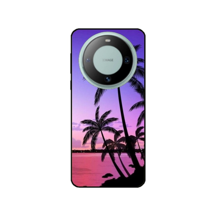 Персонализиран калъф Swim Case за Huawei Mate 60 Pro, Beach View модел №2, многоцветен, S1D1M0137