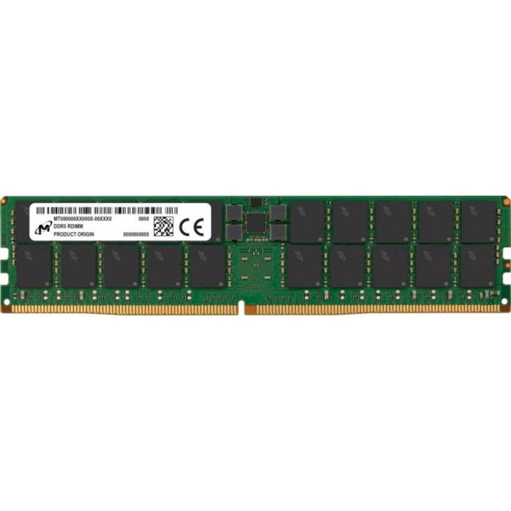 Сървърна памет RDIMM, Micron, 64 GB, DDR5, 2Rx4, 4800M Hz, PC5-38400 ECC