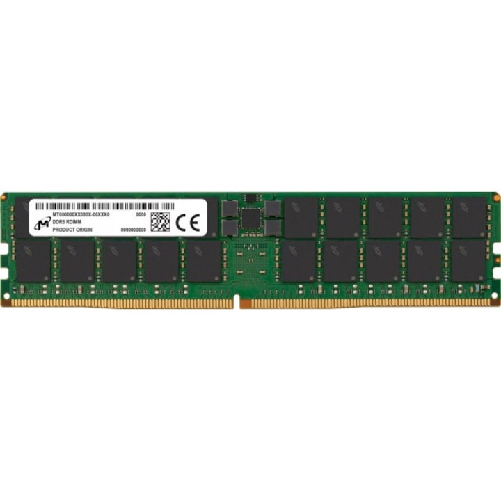 Сървърна памет RDIMM, Micron, 64 GB, DDR5, 2Rx4, 4800M Hz, PC5-38400 ECC