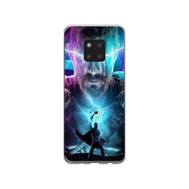 Персонализиран калъф Swim Case за Huawei Mate 20, модел Thor #1, многоцветен, S1D1M0201