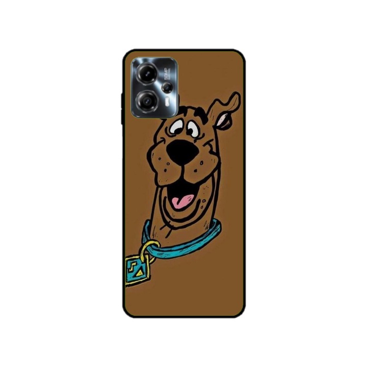 Husa personalizata HQPrint si Folie de Silicon pentru Motorola Moto G13, model Scooby Doo #1, multicolor, S1D1M0163