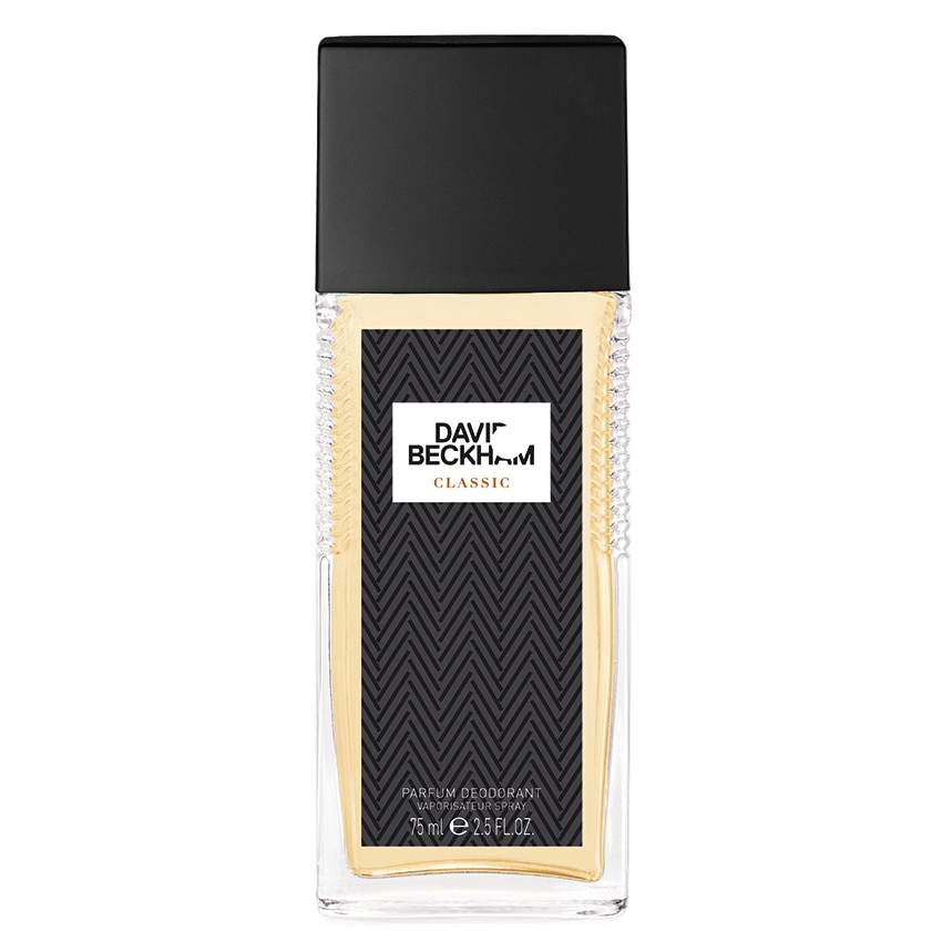 Deodorant natural spray barbati David Beckham Classic, 75 ml