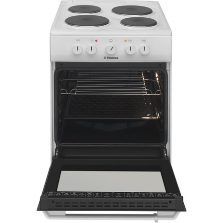 Aragaz Hansa FCEW53001, 4 zone de gatit, Electric, Clasa A, 50 cm, Alb