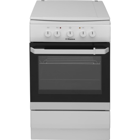 Aragaz Hansa FCEW53001, 4 zone de gatit, Electric, Clasa A, 50 cm, Alb