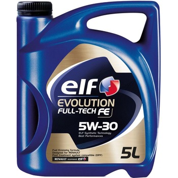 Ulei motor Elf Evolution Fulltech FE, 5W30, 5L Ulei motor Elf Evolution Fulltech FE, 5W30, 5L