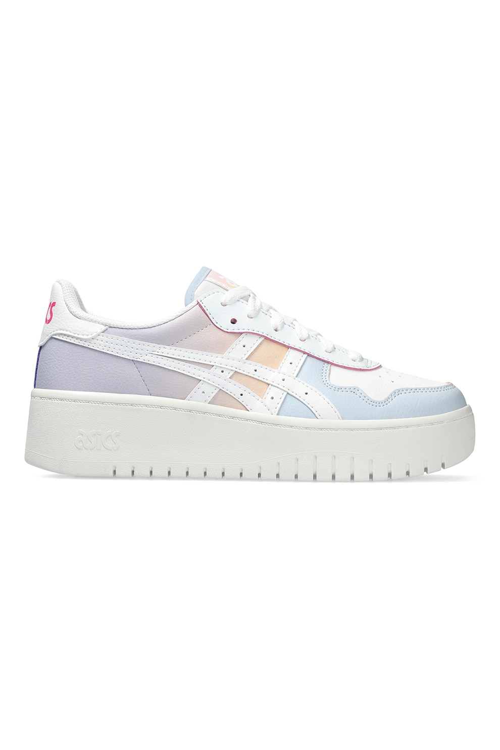 Asics, Pantofi sport din piele ecologica Japan S Pf, Multicolor
