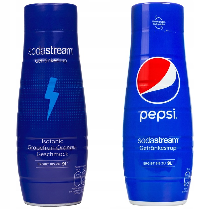 Sodastream szörpök, vízkoncentrátumok Izotóniás + Pepsi 440ml