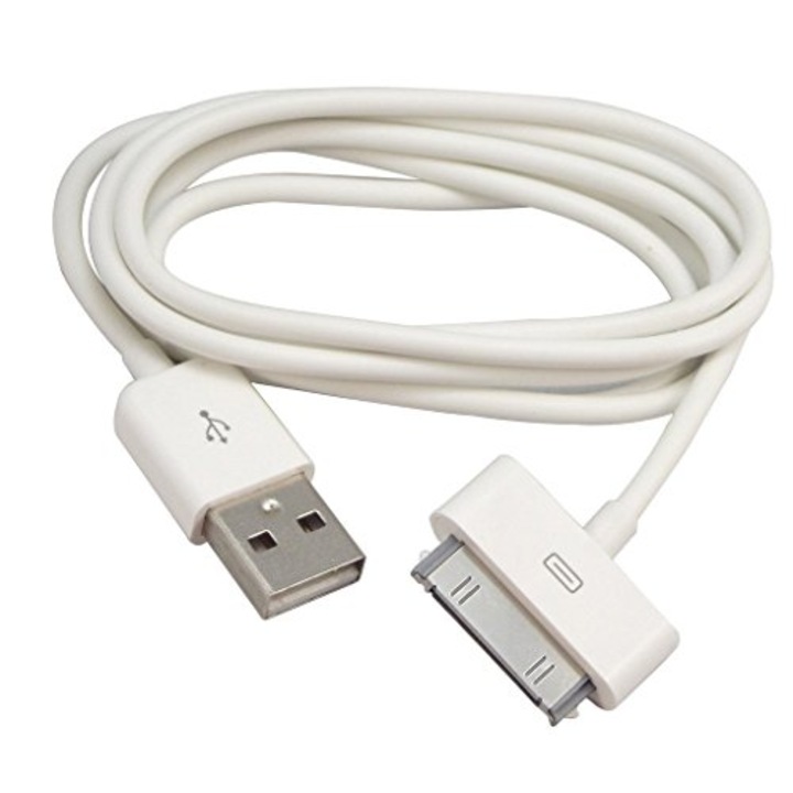Cablu usb iPhone 4 / 4S white