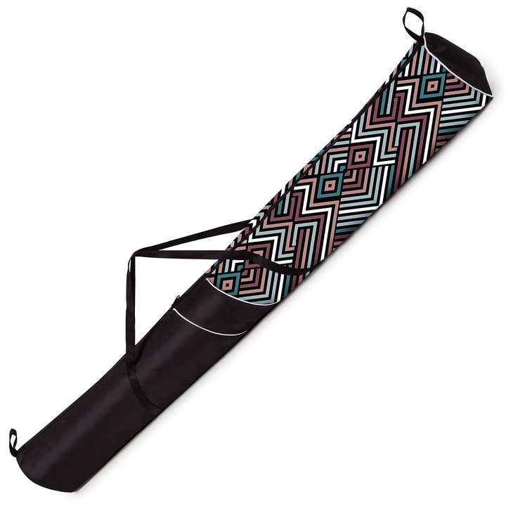 Táska sí/snowboard bakancshoz és sisakhoz, Ferocity, poliészter, 35 l, pasztell ZIG-ZAG