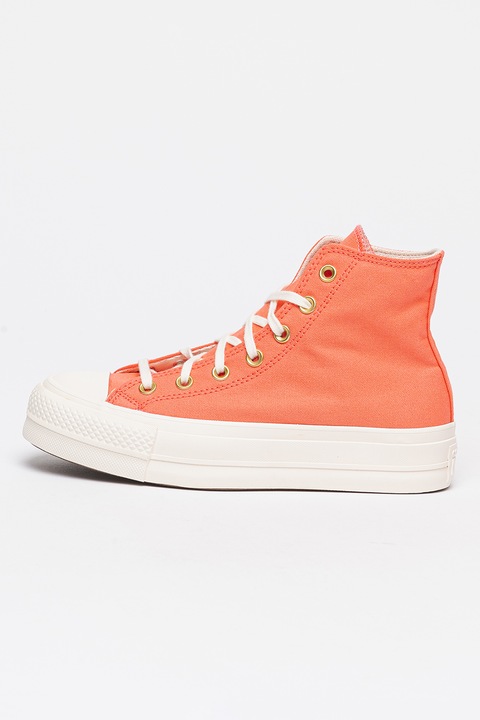 Converse, Кецове Chuck Taylor Star Lift с висок профил, Корал