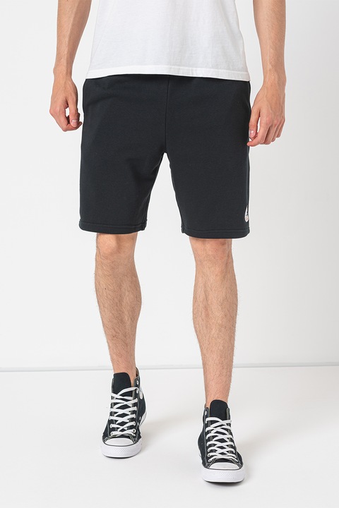 Converse, Унисекс спортни бермуди Core Chuck, Черен