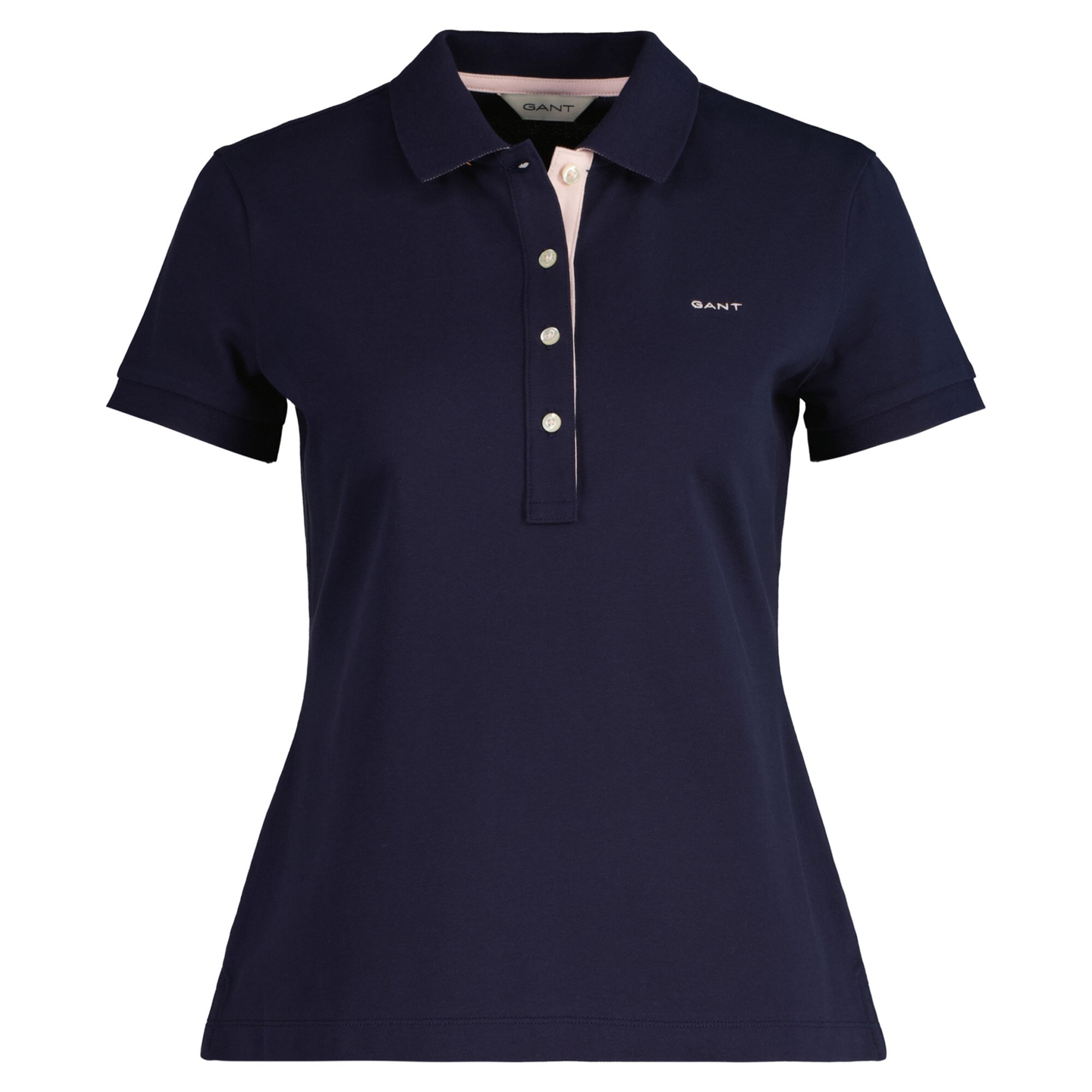 Gant, Tricou polo cu model uni 20863, Bleumarin, XS