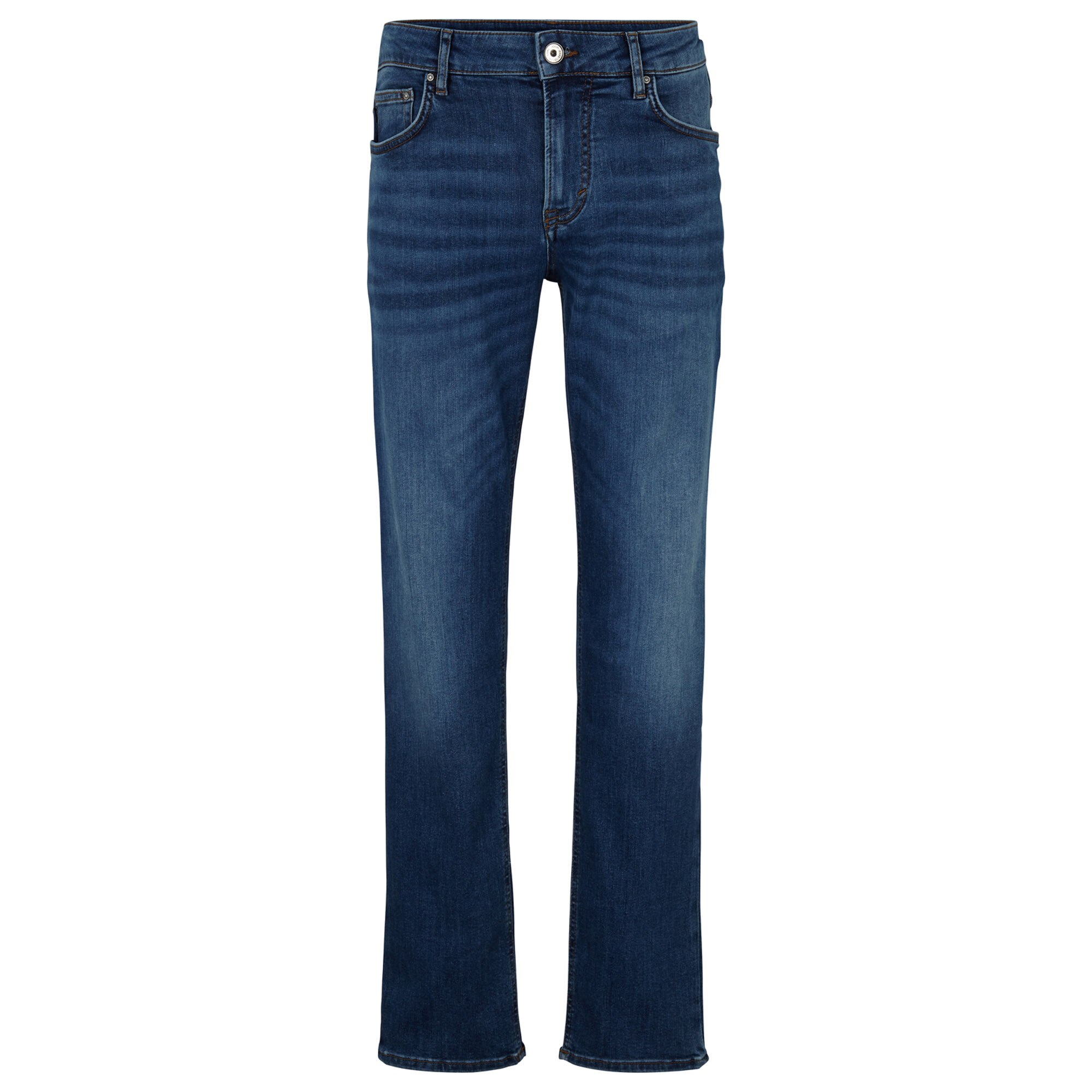 JOOP!, Blugi cu aspect decolorat, Albastru inchis, 33