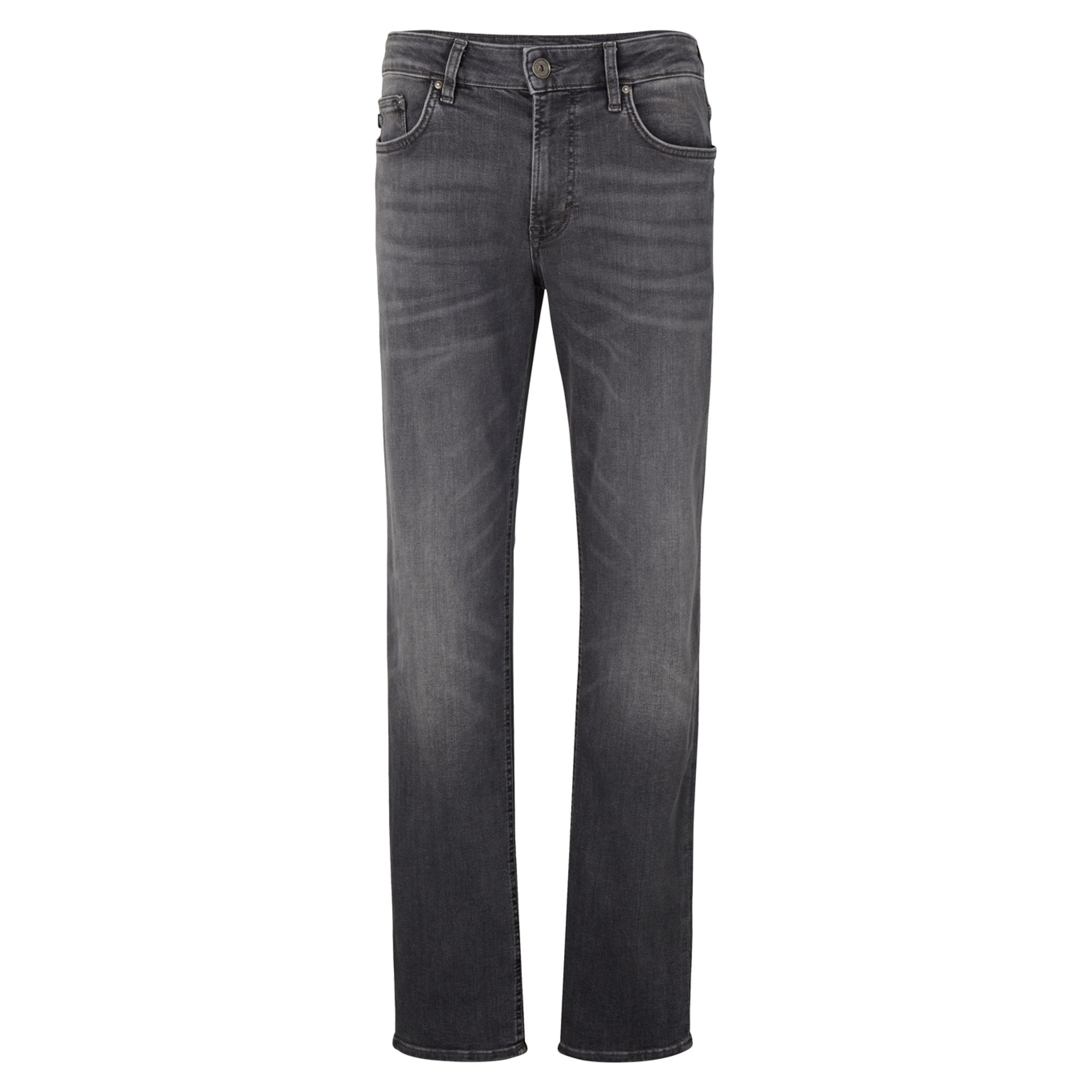 JOOP, Blugi cu aspect decolorat, Gri inchis, 30