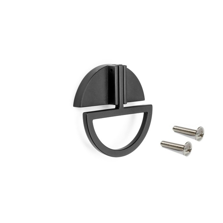 Buton mobila Istanbul 32mm ø 64mm negru mat