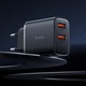 Incarcator retea, Mcdodo, 12W Fast Charge, 2 x USB, incarcare rapida, pentru Samsung / iPhone / Xiaomi / Oppo / Realme / Huawei / Motorola / Oneplus, Negru