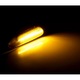 Set 2 Lampi LED semnalizari laterale aripa BZRSH, semnal dinamic lumina galben, compatibil BMW E46/E90/E60/X1 E84/X3 E83