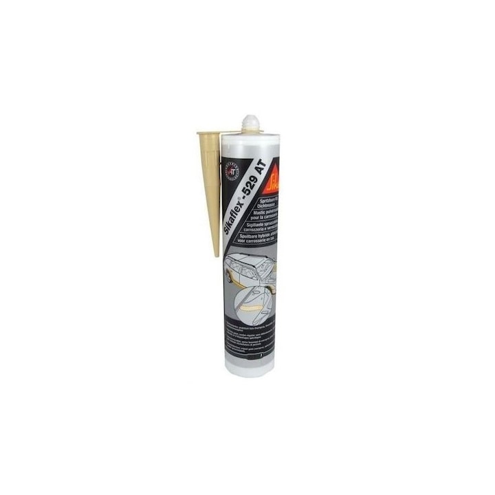 Mastic pulverizabil Sika Flex 529 AT, 290 ml, poliuretan hibrid monocomponent