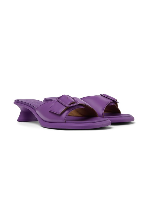 Camper, Papuci cu toc, din piele Dina, Ametist, 41