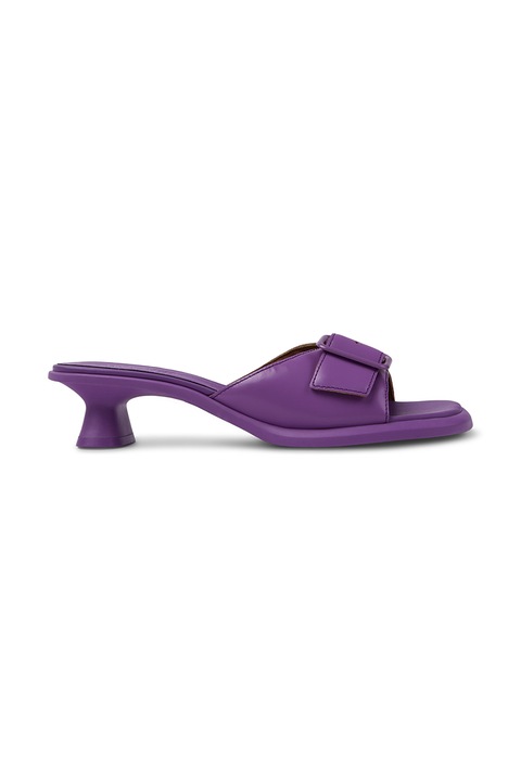 Camper, Papuci cu toc, din piele Dina, Ametist, 41