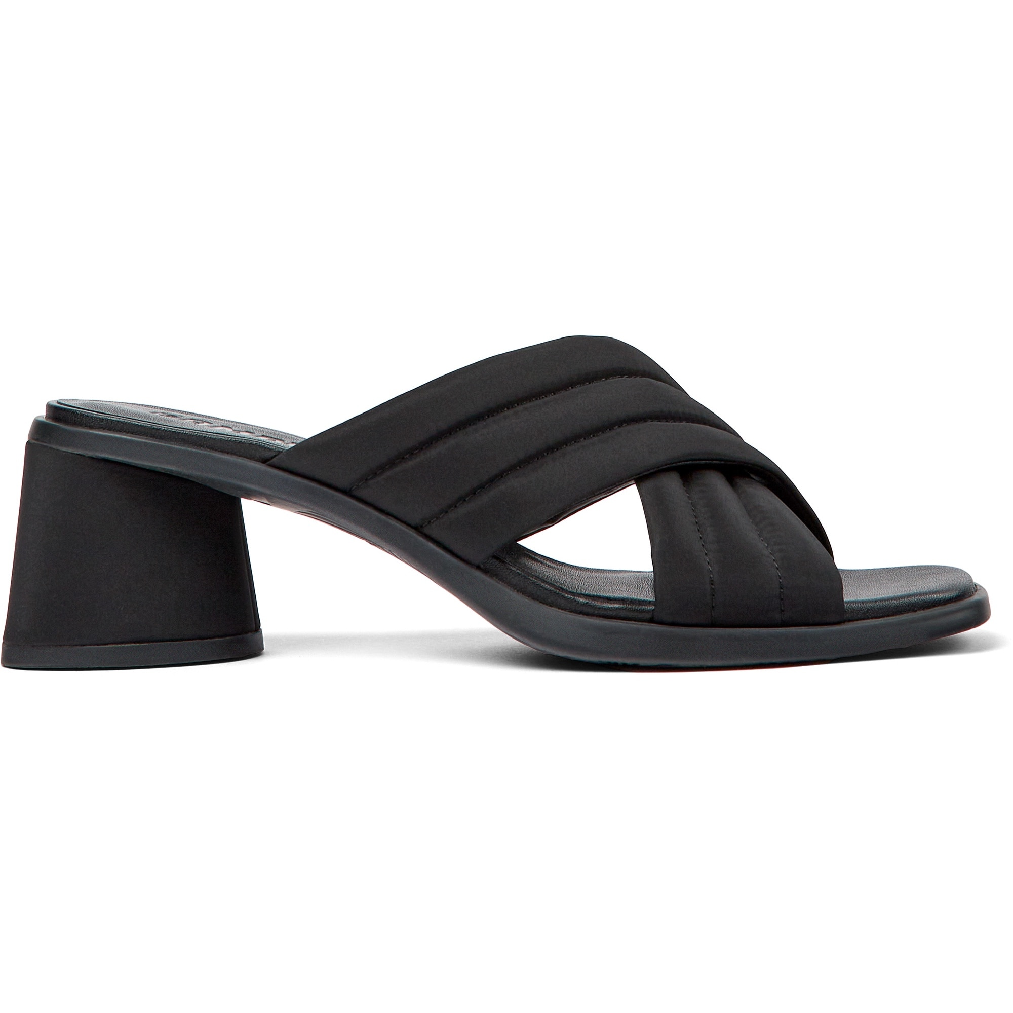 Camper, Papuci cu toc masiv Kara, Negru, 37