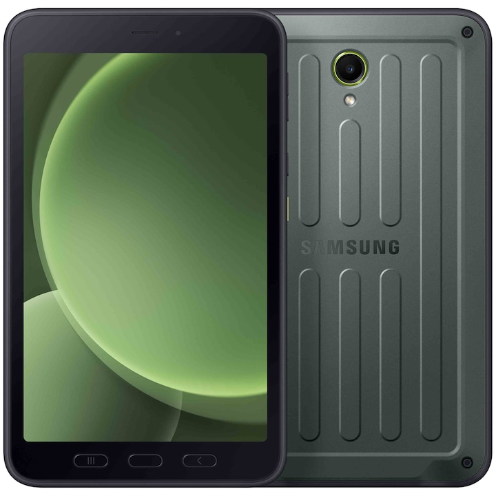Samsung Galaxy Tab Active5 táblagép, nyolcmagos, 8,0", 6 GB RAM, 128 GB, Wi-Fi, zöld