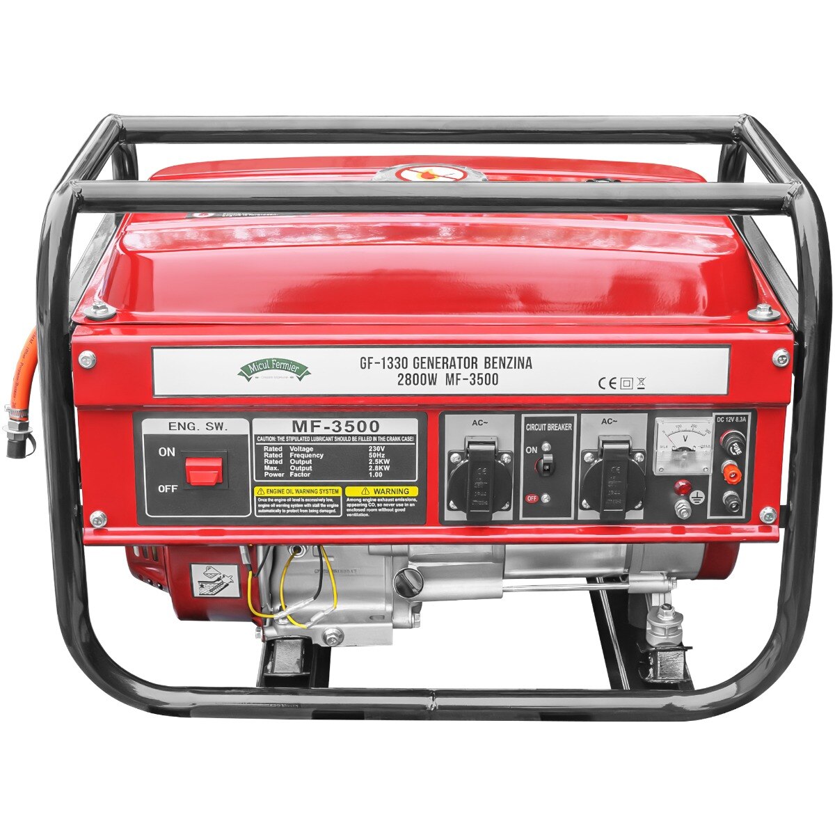 Generator curent Micul Fermier MF-3500H, Hibrid GPL / benzina, putere ...