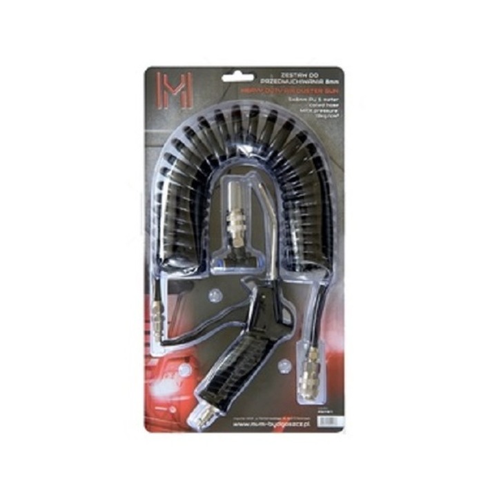 Пистолет за въздух за почистване на кабина Mvm, черен, диаметър 8 мм