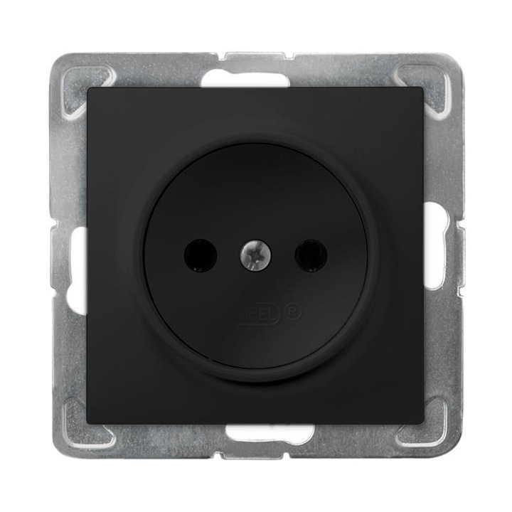 Priza simpla, Ospel, GP-1Y/m/33, Negru