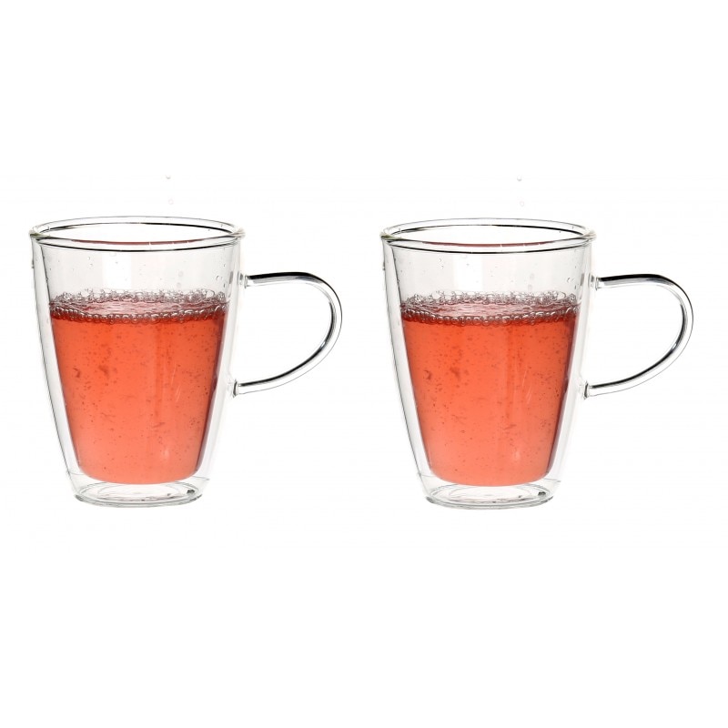 Set 2 Cani thermo ZEN pentru ceai, lapte sau orice bautura rece sau calda,  ceai, cafea, lapte, 300ml, DelCaffe I