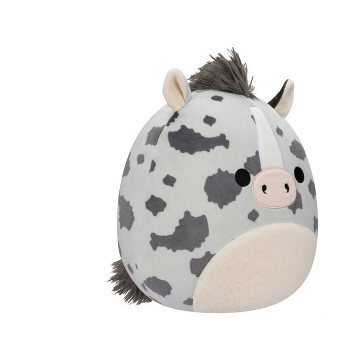 Jucarie Squishmallows, Grady, The Horse, gri, 15 cm