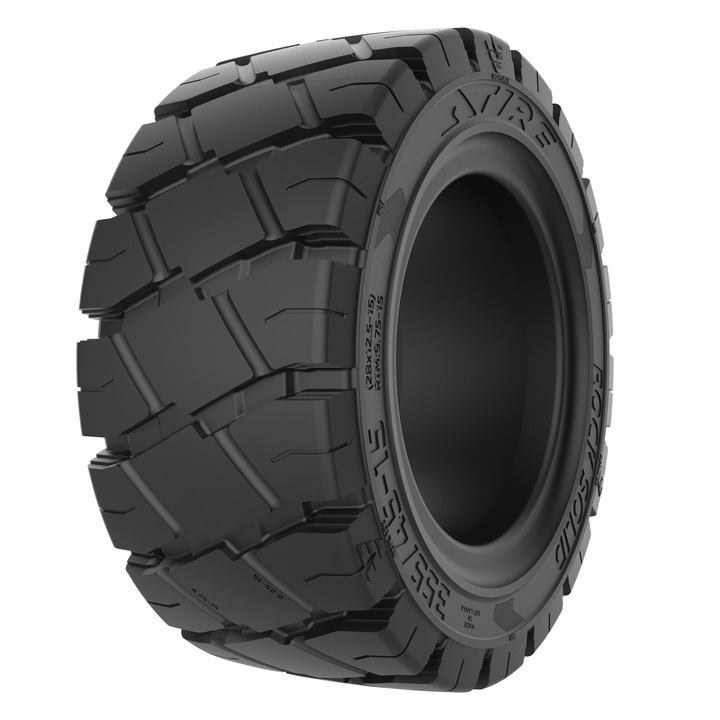 Anvelopa solida 28X9-15 (225/75-15) (8.15-15)/7.00" Atire Rocksolid