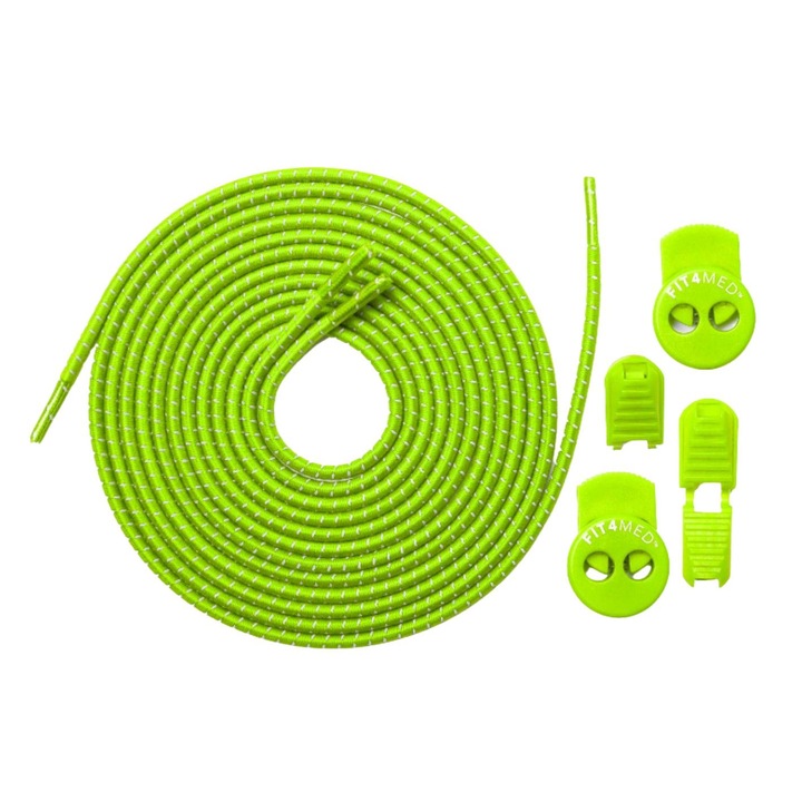 Set sireturi alergare Fit4Med, Nylon, Galben