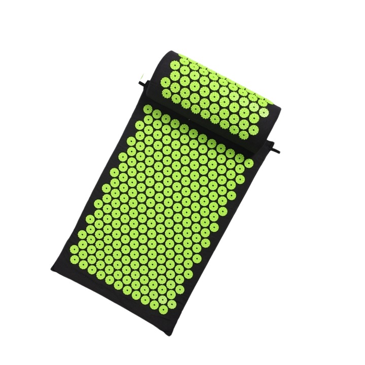 Covorasul De Presopunctura, Fit4med Pentru Coloana Vertebrala, Oem, Verde, Montaj Rapid, Durabil Si Rezistent, Rezistenta Marita