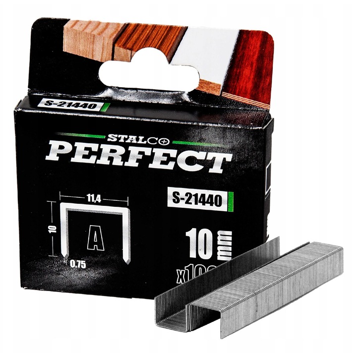 Set 1000 capse pentru tapiterie, Stalco, Compatibil cu Takera Prof, 10mm