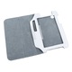 Husa tableta Quer, Compatibil cu Samsung Galaxy Tab P3100, Piele naturala, Alb