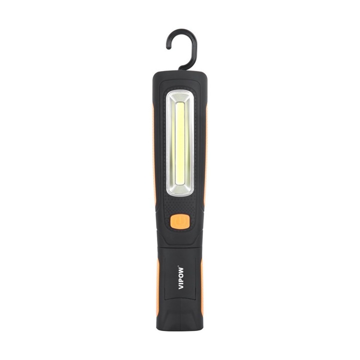Lampa de atelier, Vipow, LED, USB, 3W, Negru
