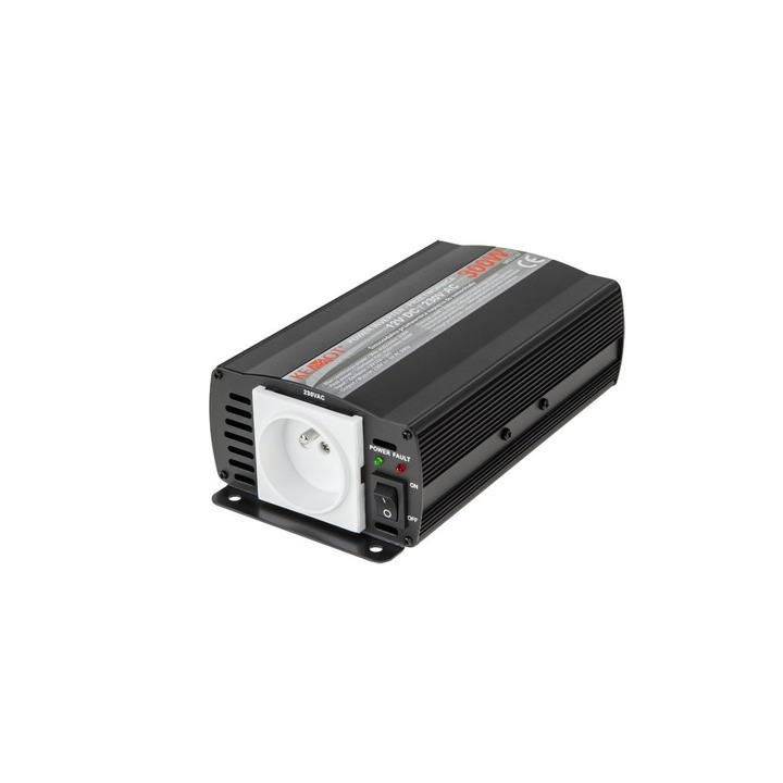 Convertor, Kemot, 12V/230V, 300W, Negru
