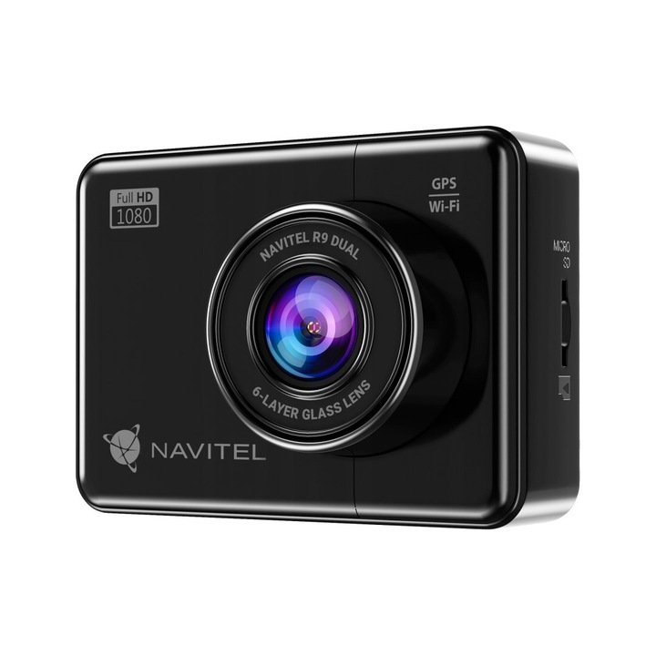 Камера за кола, Navitel, 30 fps, 12 Mpx, 2.7", Черен